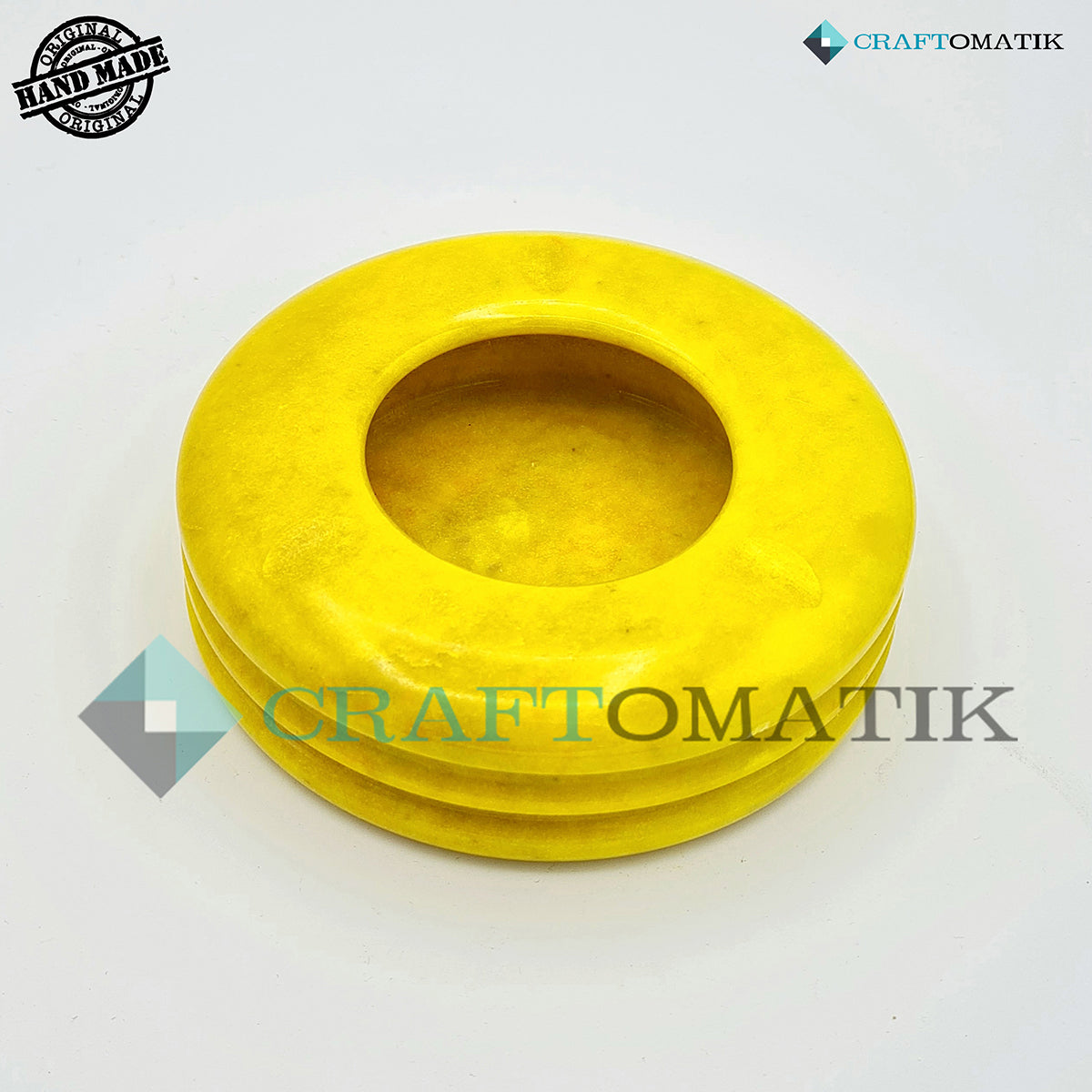 Royal Ash Tray | Marble Stone 500g | Hand made | AT01-YW