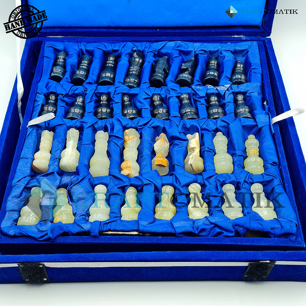Royal Chess Board Gift Set | Marble Stone 5 kg | Hand made | CB03