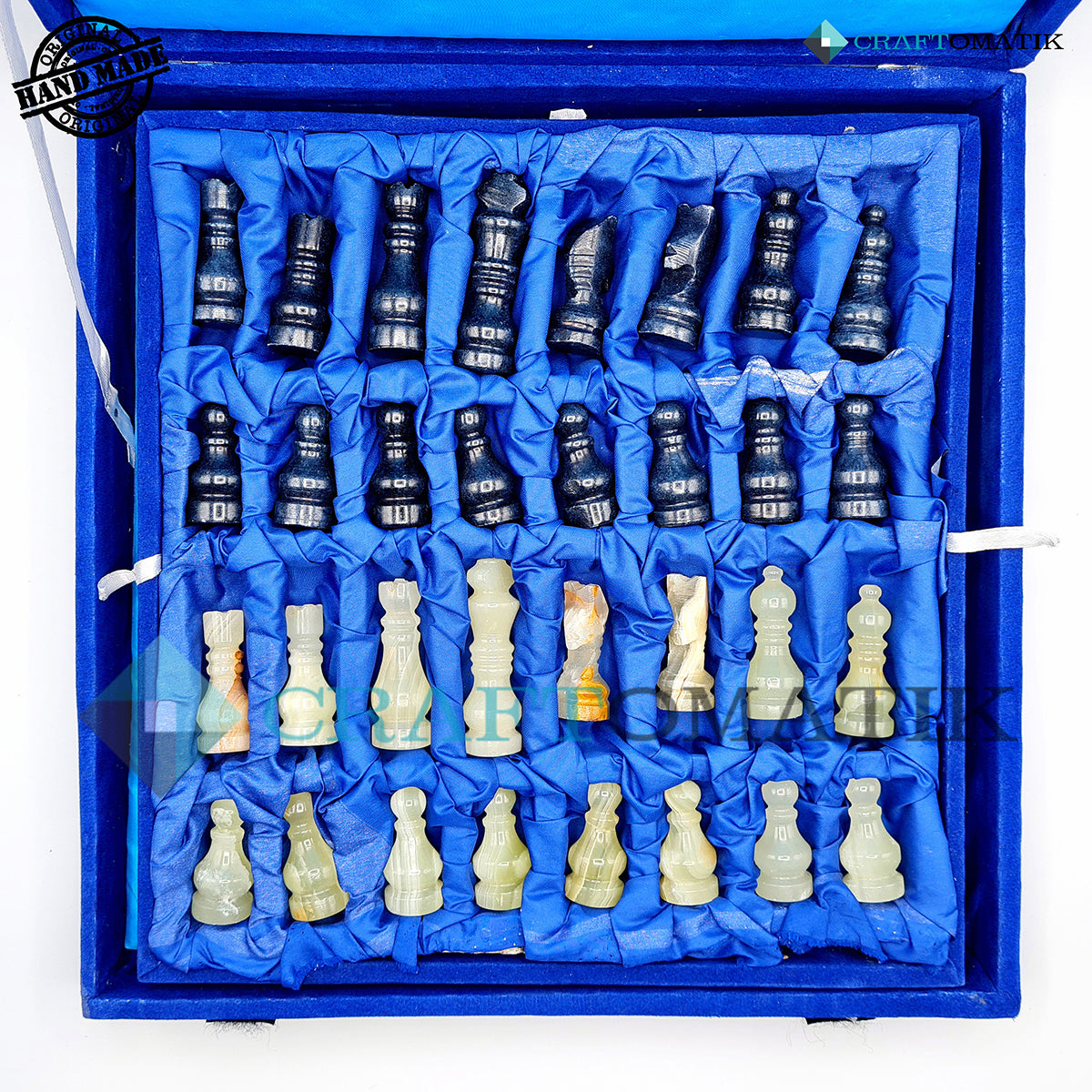Royal Chess Board Gift Set | Marble Stone 5 kg | Hand made | CB03