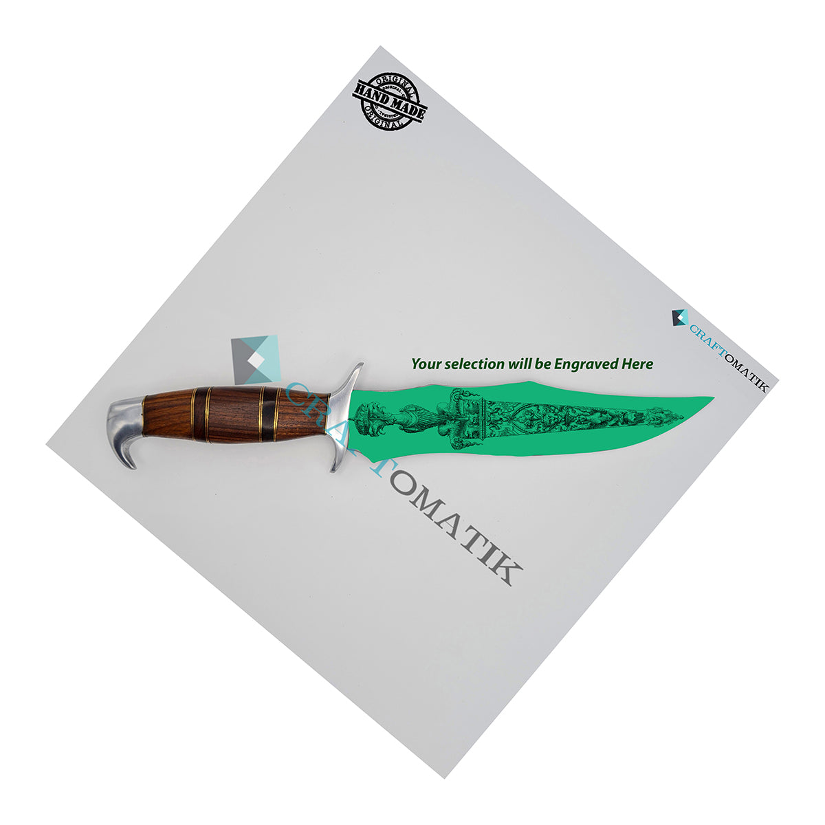 Elite Hunting Knife | Stainless Steel | Custom Engraving