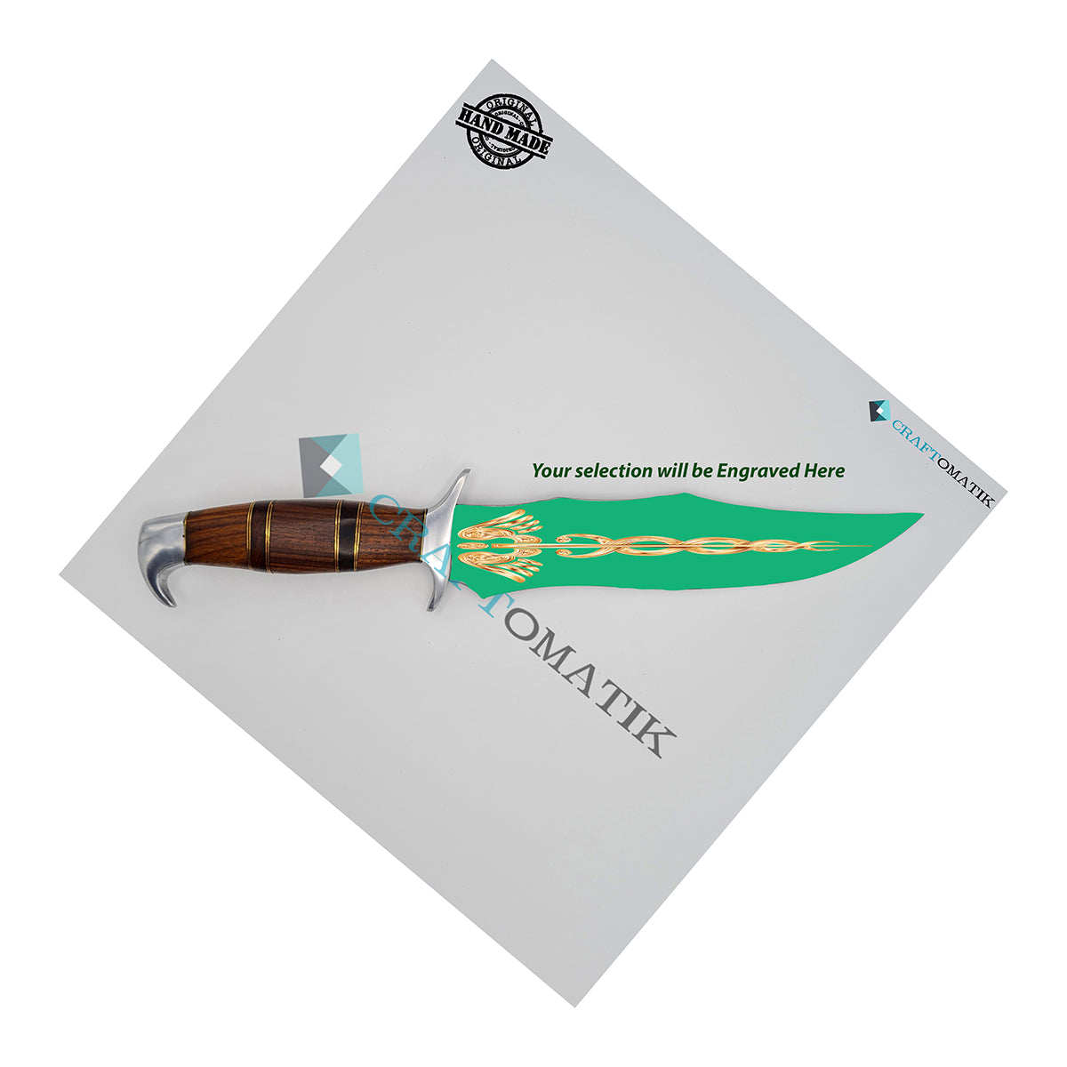 Elite Hunting Knife | Stainless Steel | Custom Engraving