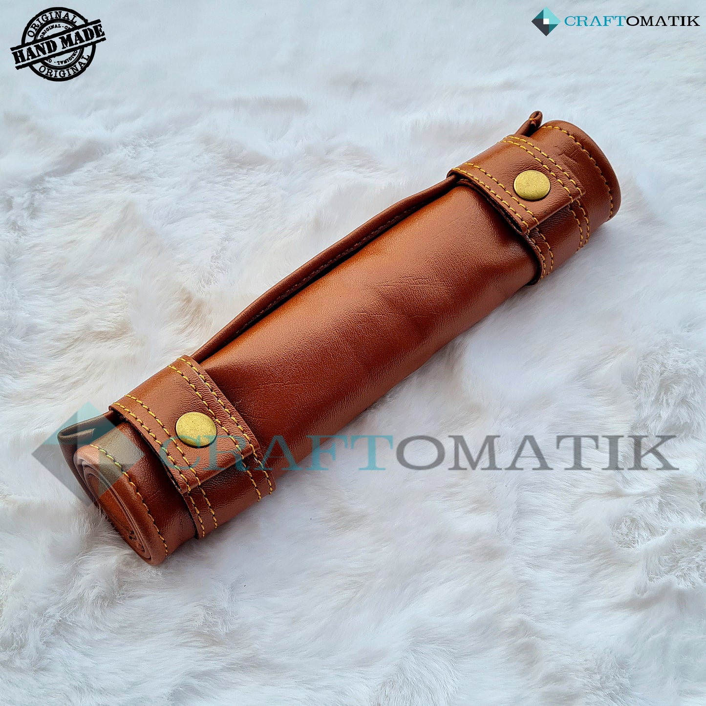 Dice Rolling Mat - Leather Carrying Roll - Handmade Cover Dice Case and Playing Mat