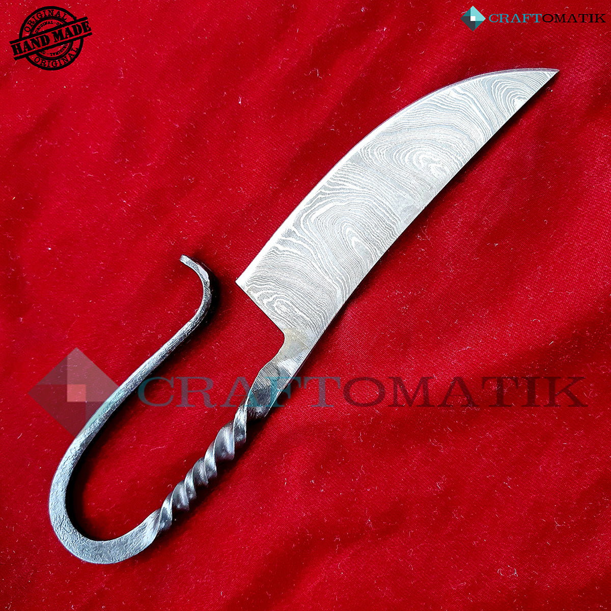 Damast Mittelalter Messer - II