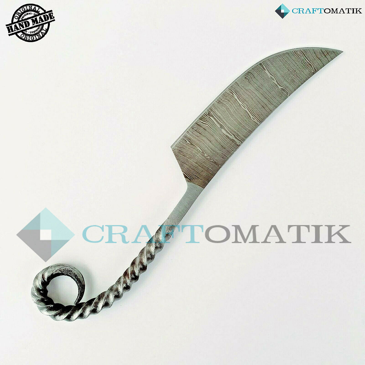 Damast Mittelalter Messer - III