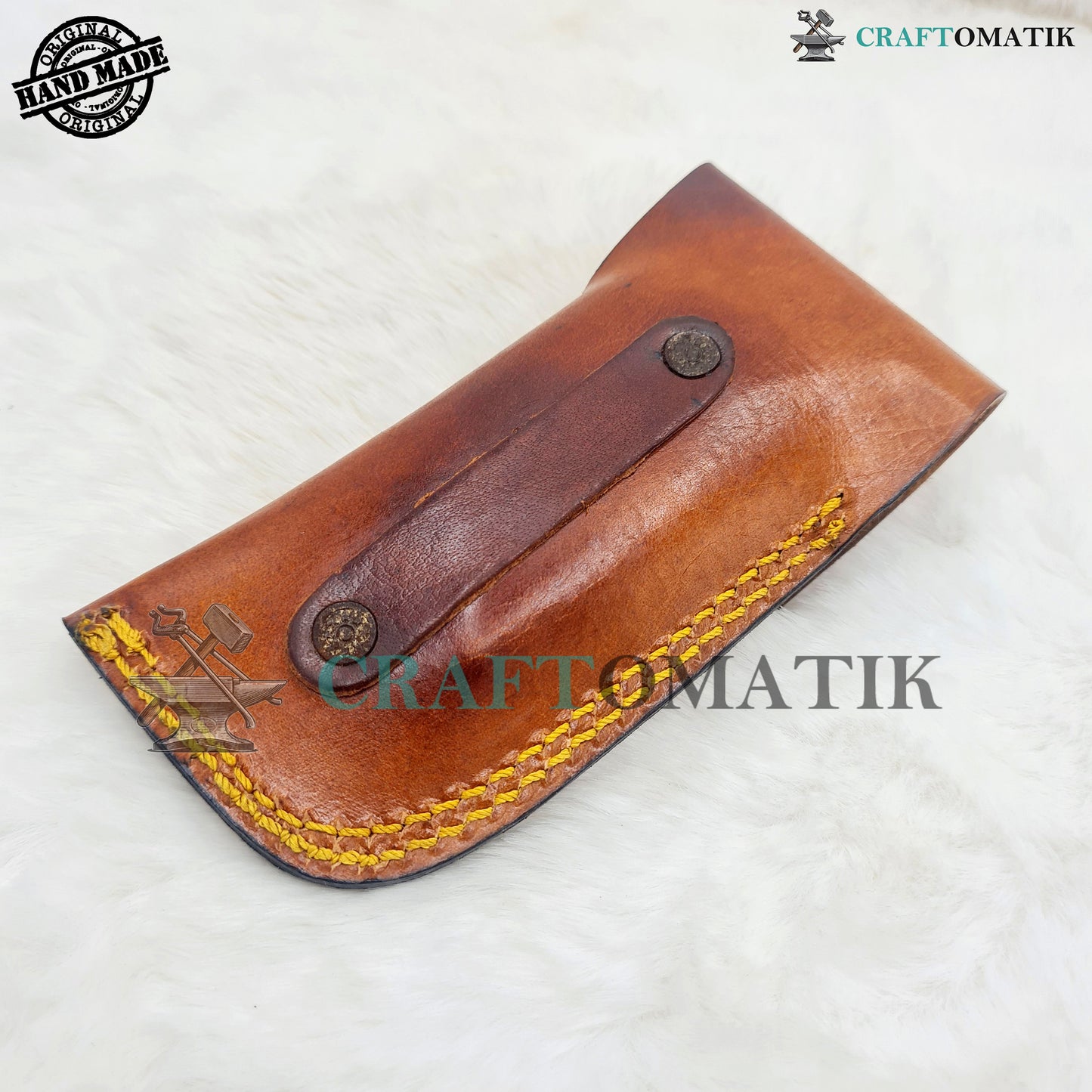 Damascus Folding Knife | Pocket Knife Jack Knife | Curve Crow shape Blade | Buffalo Horn, Brass, Mosaic Pin Grip | Handmade Damascus Outdoor Camping Knife | FK54