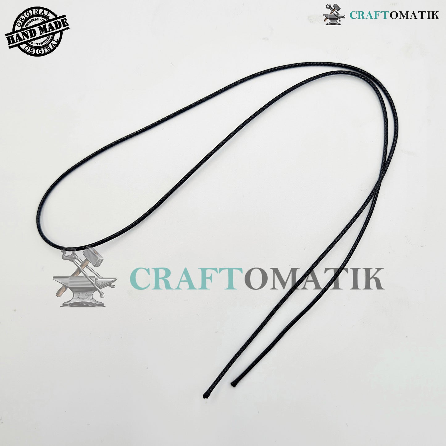 Gewachste Lederschnur | 10 m, 1 mm, Schnurband, Halskette, Seil, Perlenarmband für DIY-Schmuckherstellung | HFAC02