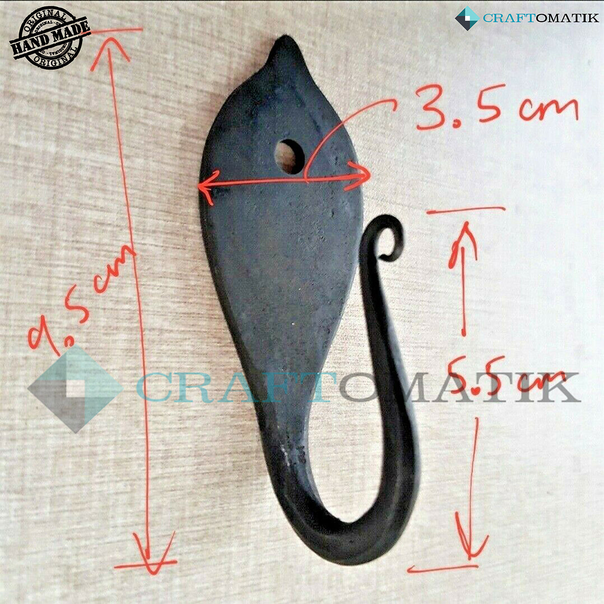 Blatt Wandhaken