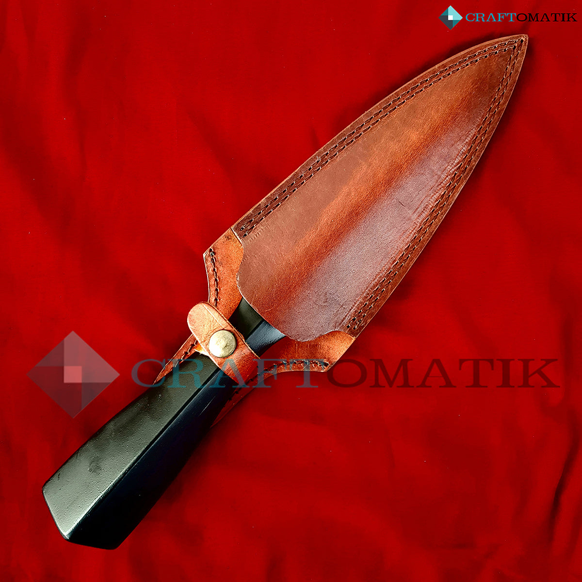 Schwarz Eber-Saufeder Spitze -(34 cm)