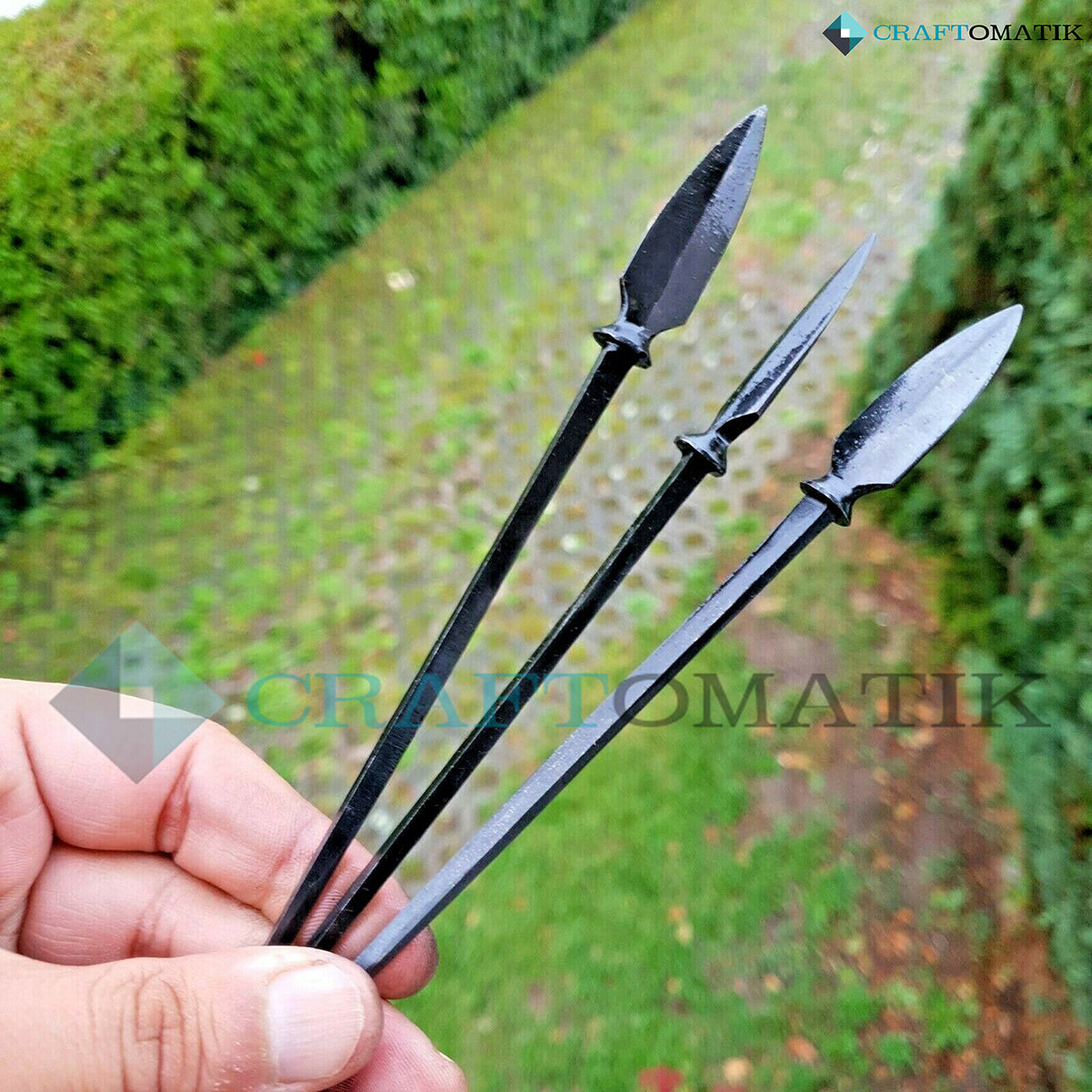 Arrow Tips Handforged | Medieval Archery Hunting | 245 Grain | Handmade Arrows | AHF35