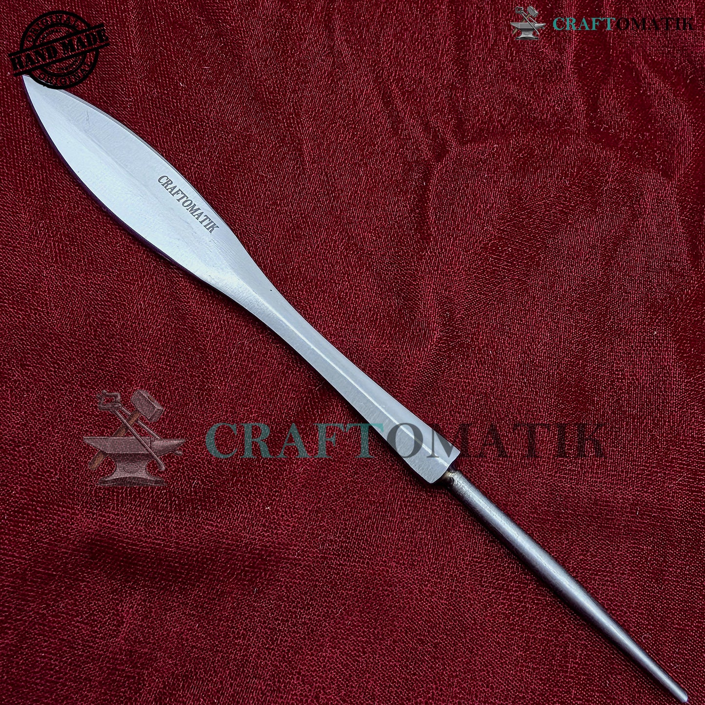 Arrowheads Handcrafted | Medieval Archery Hunting Tips | 27 grams | Handcrafted Steel Arrows | AHF39