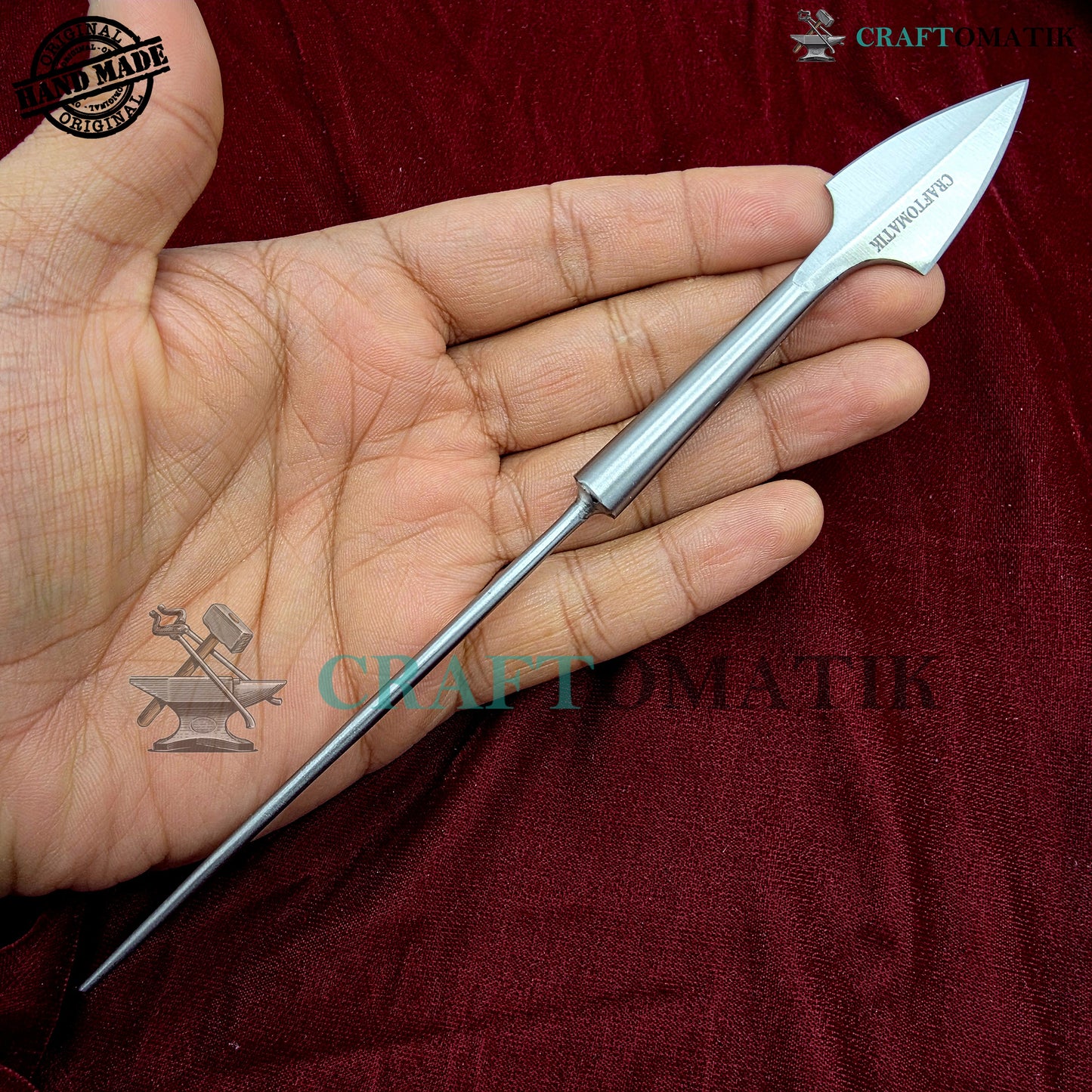 Arrowheads Handcrafted | Medieval Archery Hunting Tips | 35 grams | Handcrafted Steel Arrows | AHF40
