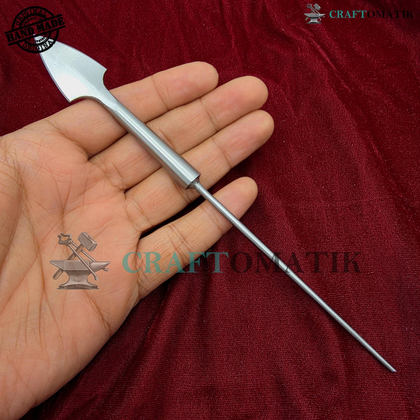 Arrowheads Handcrafted | Medieval Archery Hunting Tips | 35 grams | Handcrafted Steel Arrows | AHF40