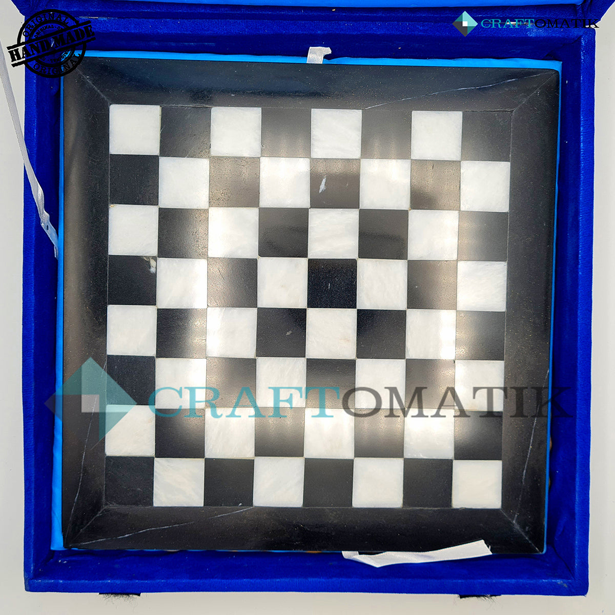 Royal Chess Board Gift Set | Marble Stone 5 kg | Hand made | CB02