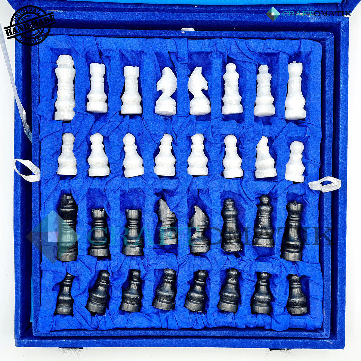 Royal Chess Board Gift Set | Marble Stone 5 kg | Hand made | CB02