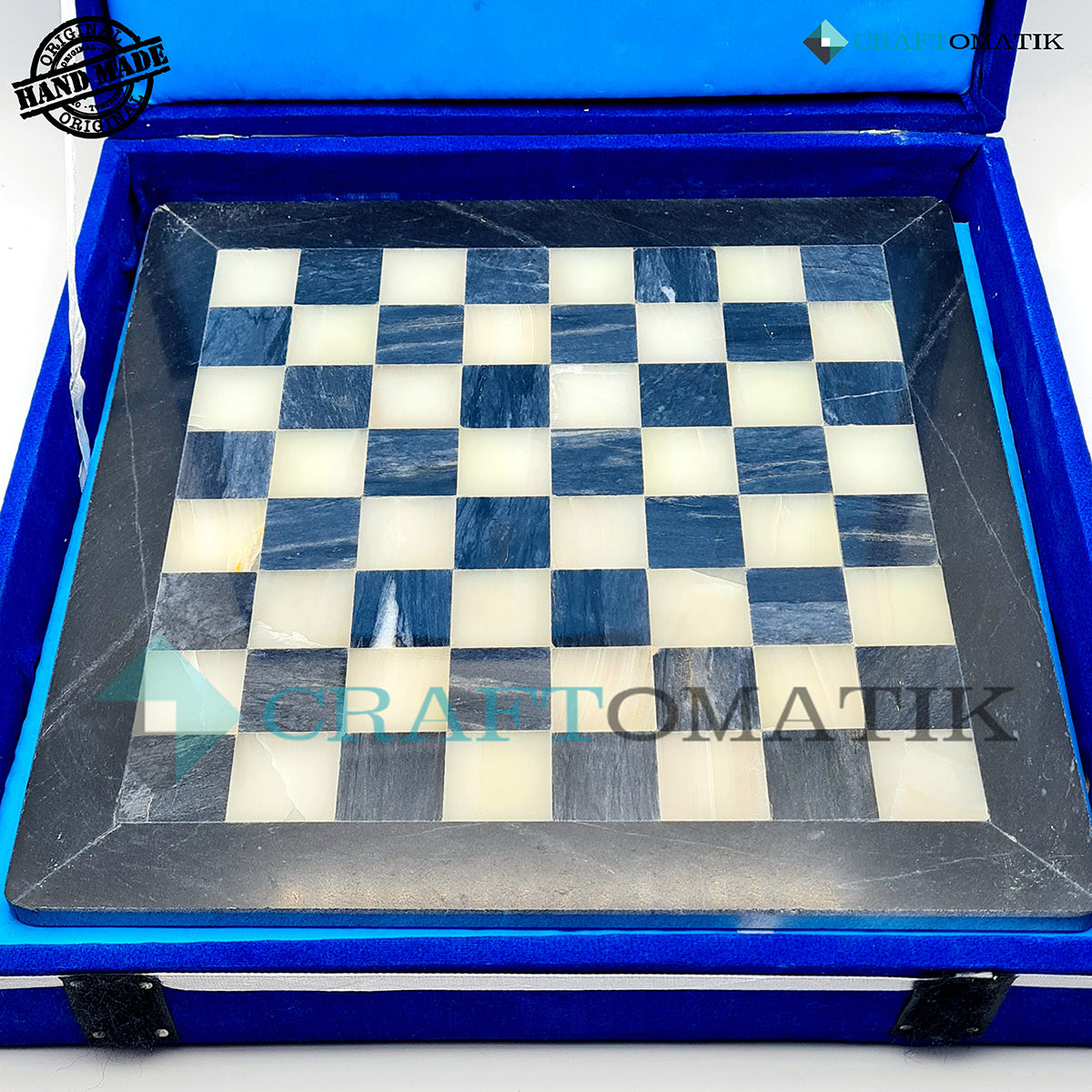 Royal Chess Board Gift Set | Marble Stone 5 kg | Hand made | CB03