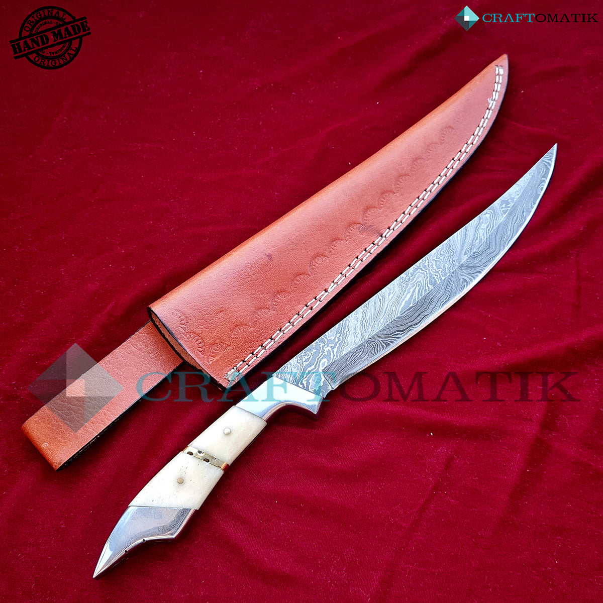 Damaszener Jagdmesser - Elegant