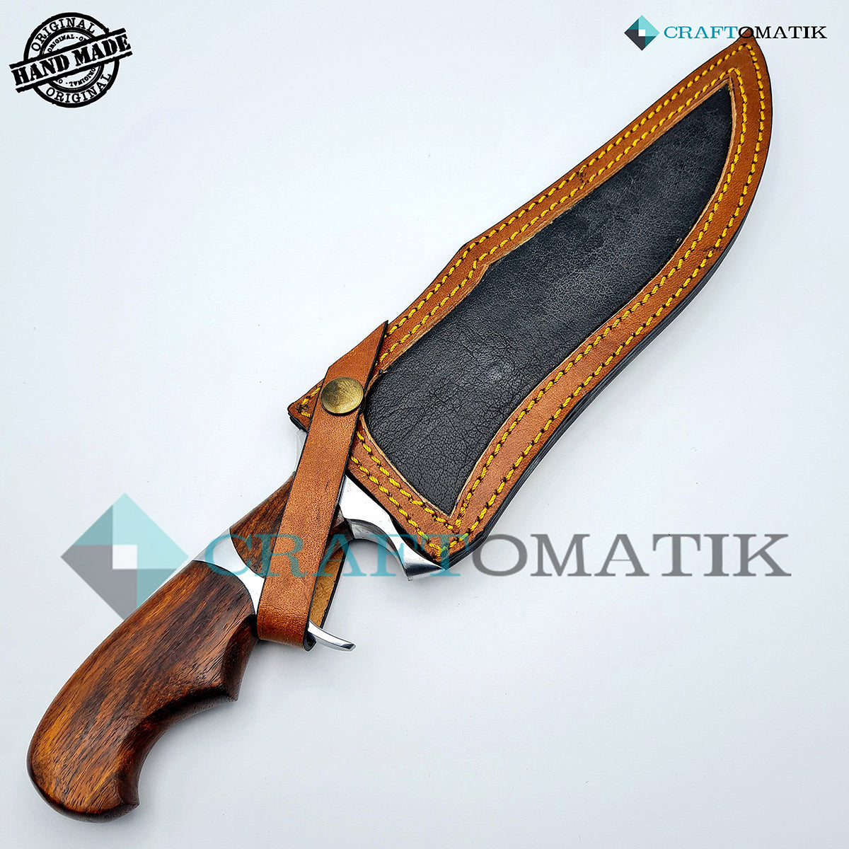 Damast Stahl Messer - Jagdmesser - DHK11