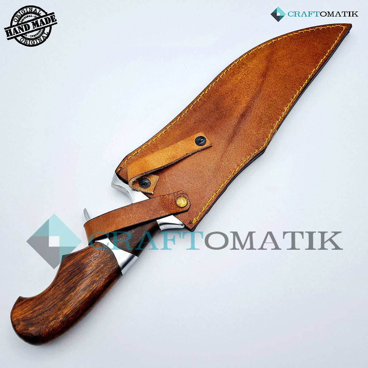 Damast Stahl Messer - Jagdmesser - DHK11