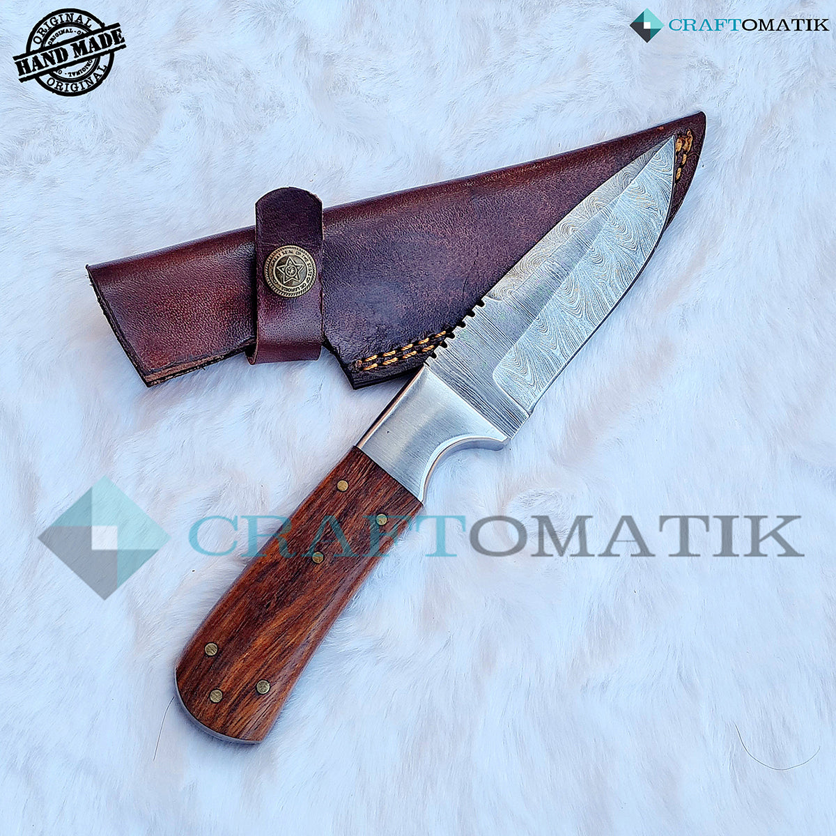 Damast Jagdmesser - LXVII