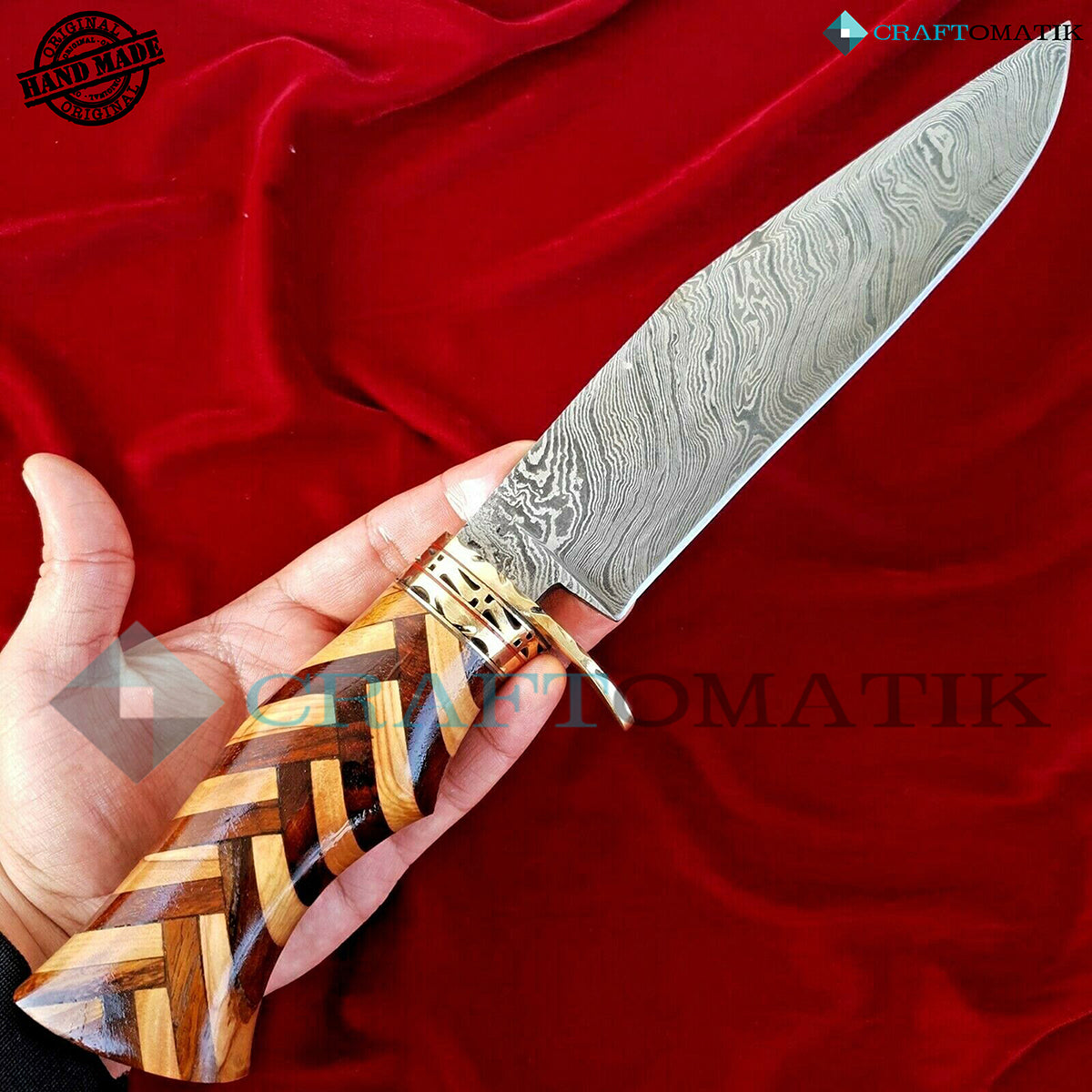 Damast Jagdmesser - Elite