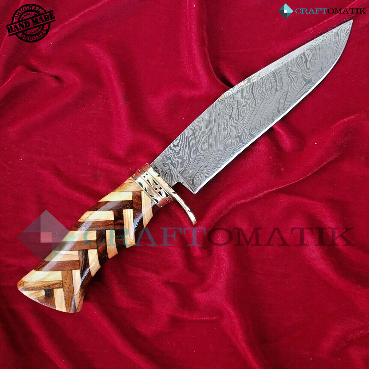 Damast Jagdmesser - Elite