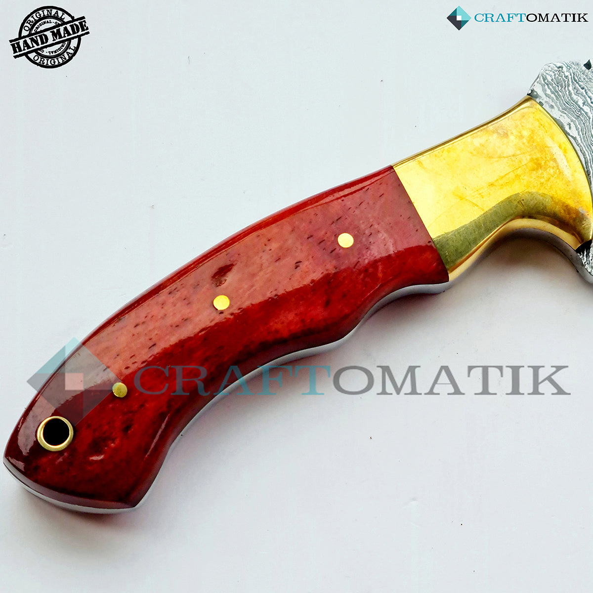 Damast Trekker Messer - Lady