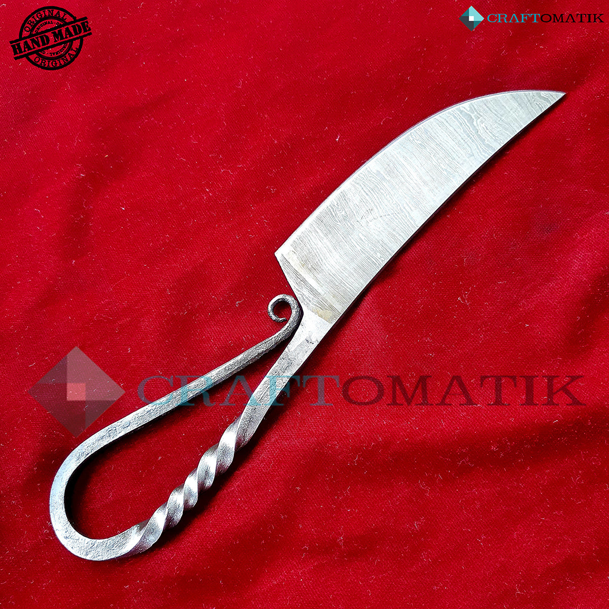 Damast Mittelalter Messer - I