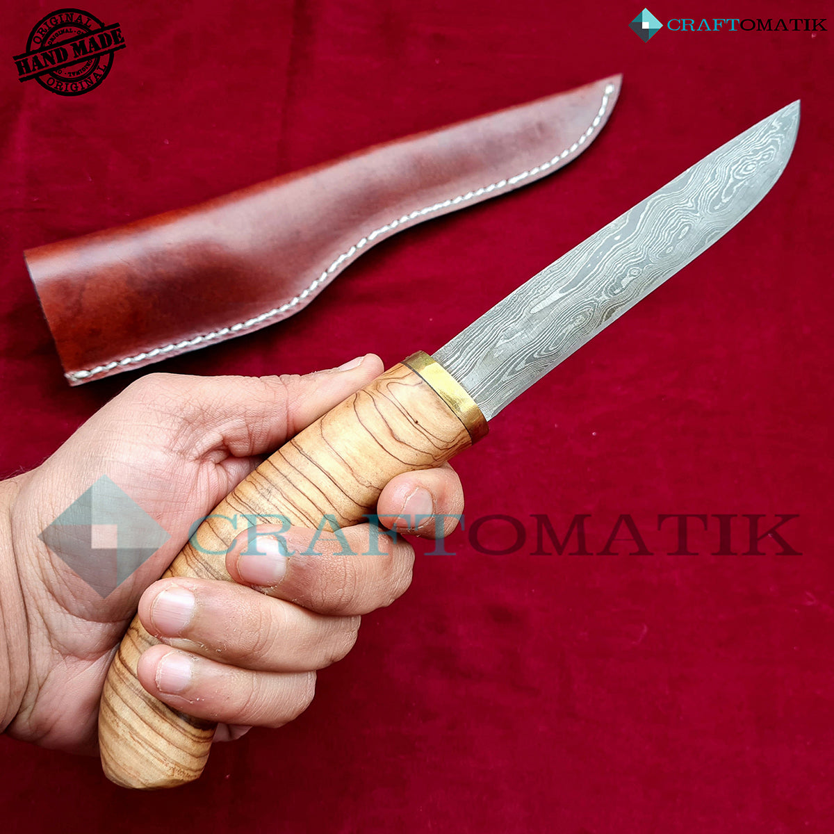 Damaszener Mittelalter Messer - V