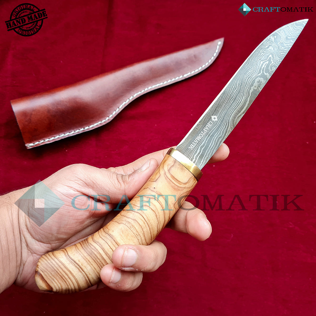 Damaszener Mittelalter Messer - V