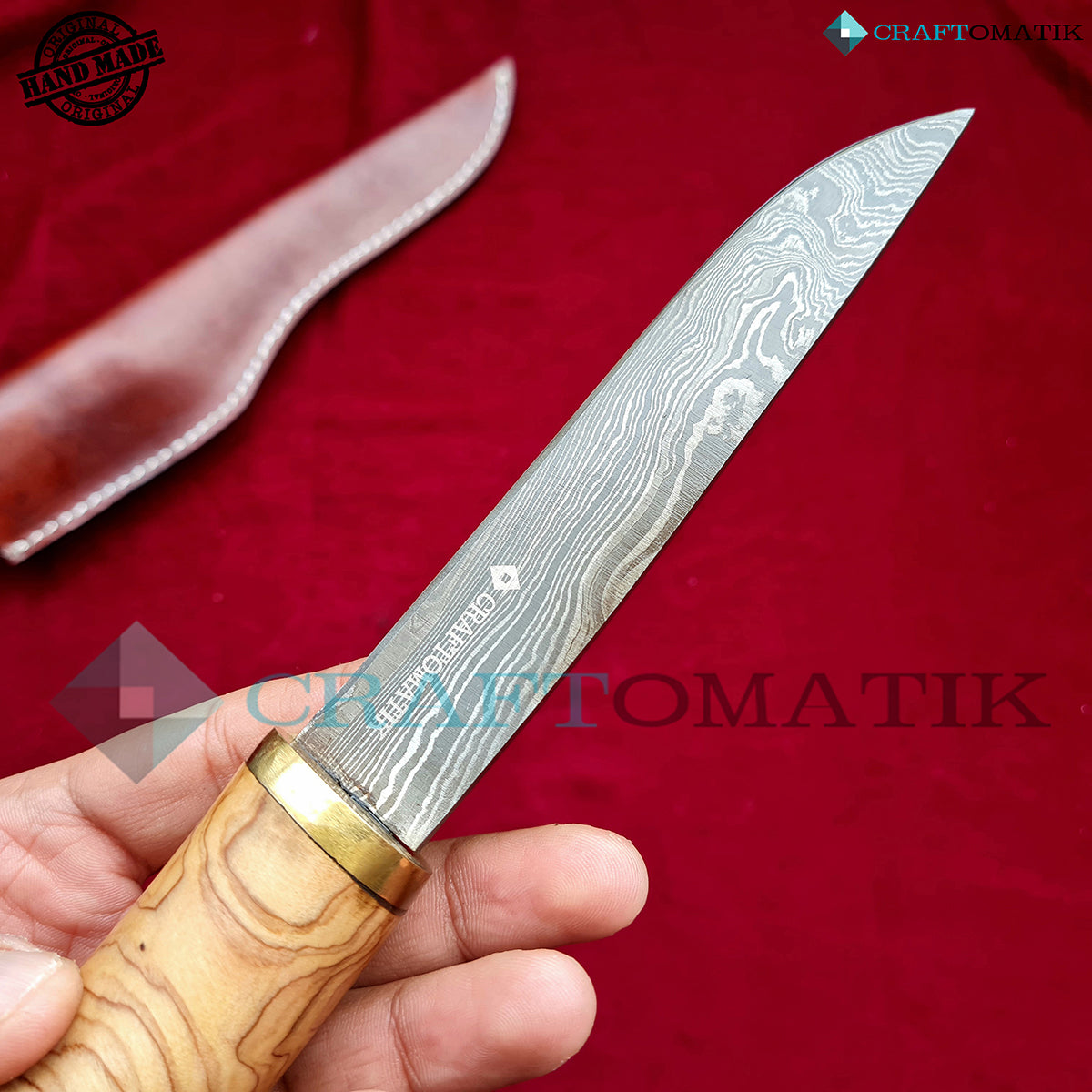 Damaszener Mittelalter Messer - V