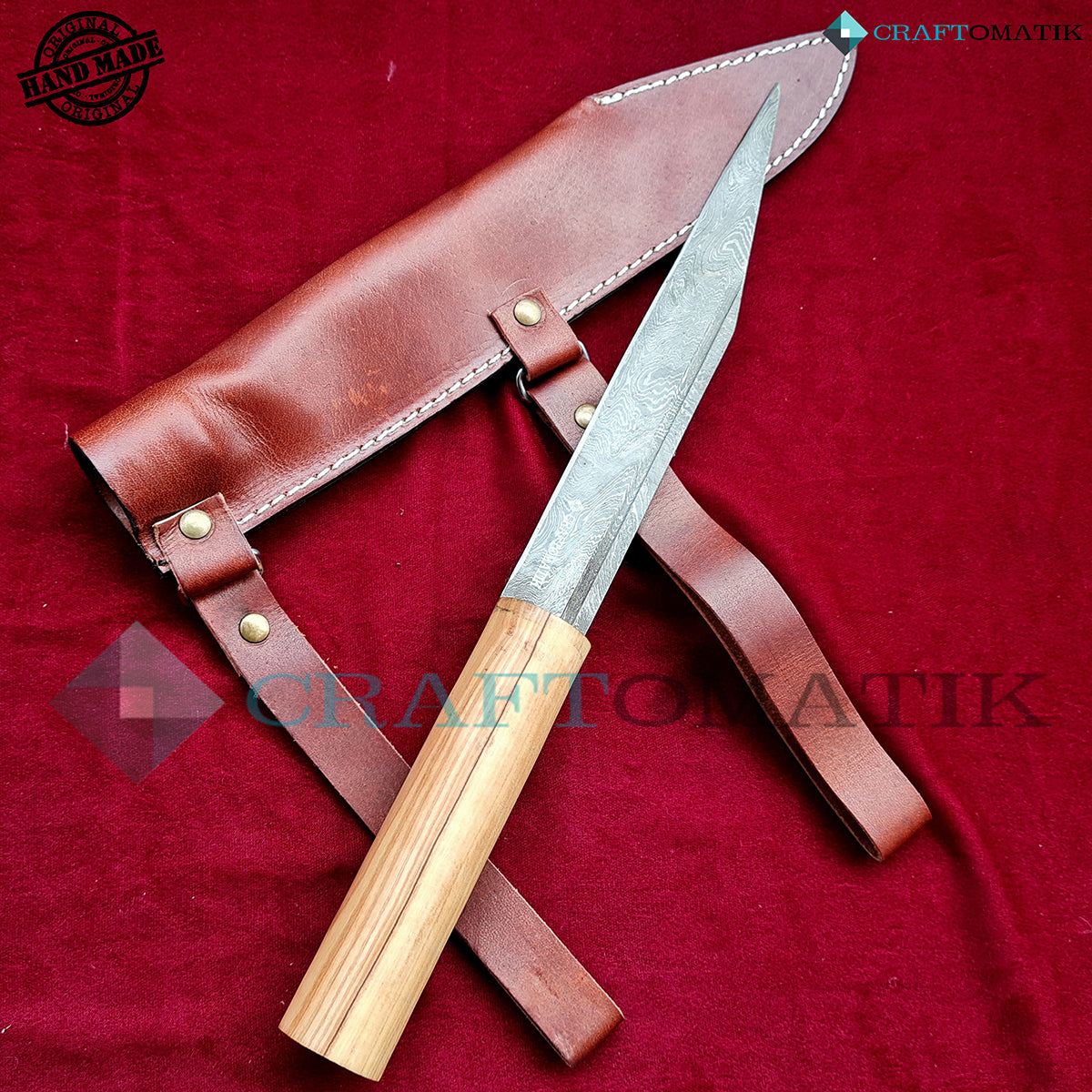 Damaszener Mittelalter Messer - VI